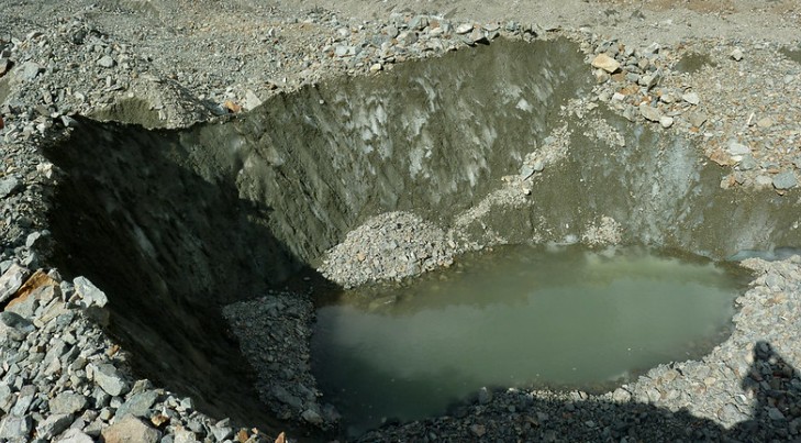 Учёные зафиксировали стремительный рост Батагайского кратера