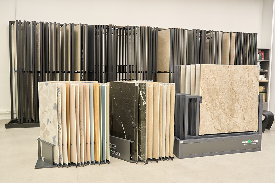 Салон плитки «Мегаполис», ассортимент